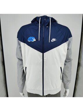 Nike Mens Windrunner East Cobb Lacrosse Hedgehogs Hooded Windbreaker Jacket (L)